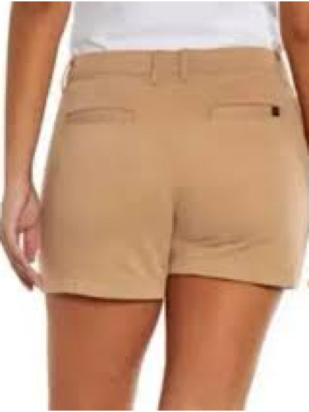 Banana Republic Tan Chino Mid-Rise Shorts